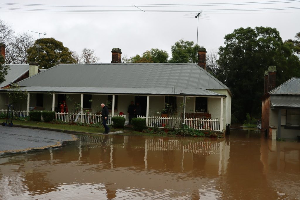 flood outside home